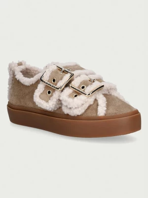 Obrázek produktu Inuikii Shearling Low Velcro Buckle sneakers boty dámské semišové béžová