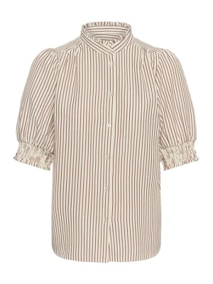 Obrázek produktu InWear Tričko hnědá / bílá
