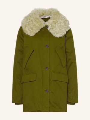 Obrázek produktu Iq Studio Parka S Odnímatelným Límcem olivová / bílá
