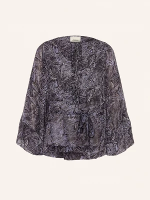 Obrázek produktu Isabel Marant Blůza Tekia S 3 / 4 Rukávy černá / světle fialová / tmavě fialová