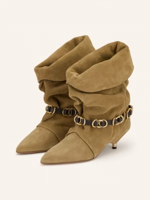 Obrázek produktu Isabel Marant Kotníkové Boty Edrik Rings černošedá / zlatá