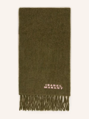 Obrázek produktu Isabel Marant Šála Firny Z Alpaky olivová / růžová