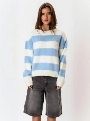 Obrázek produktu ITS MAY Svetr ' Striped ' nebeská modř