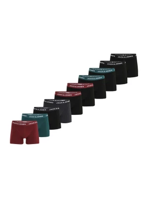 Obrázek produktu JACK & JONES Boxerky 'JACANTON' tmavě šedá / jedle / vínově červená / černá