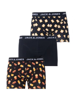 Obrázek produktu JACK & JONES Boxerky 'JACKEVIN FOOD' koňaková / žlutá / černá / bílá