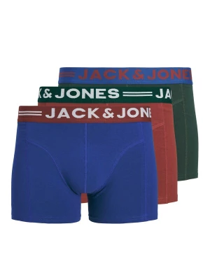 Obrázek produktu JACK & JONES Boxerky 'JACLICHFIELD' modrá / zelená / krvavě červená / bílá