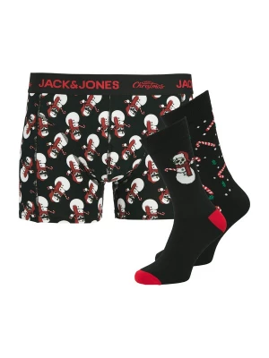 Obrázek produktu JACK & JONES Boxerky 'JACSNOW SKULLS' zelená / tmavě červená / černá / bílá
