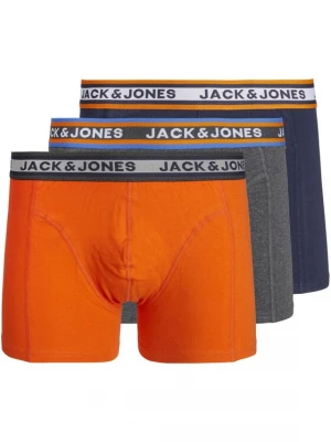 Obrázek produktu JACK & JONES Boxerky 'MYLE' námořnická modř / šedá / oranžová / bílá