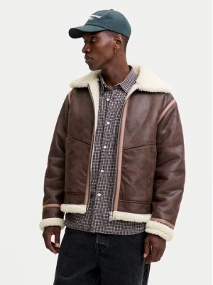 Obrázek produktu Jack & Jones Bunda z imitace kůže Liverpool 12282948 Hnědá Regular Fit