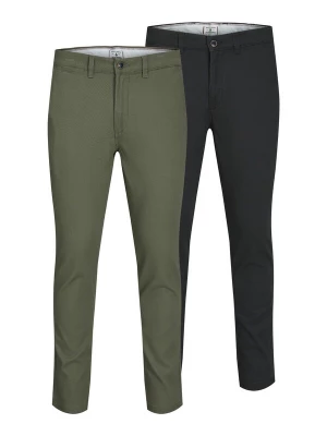 Obrázek produktu JACK & JONES Chino kalhoty 'Macro Dave' pastelově zelená / černá