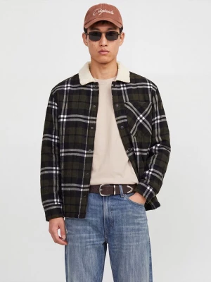 Obrázek produktu JACK & JONES Fleecová mikina 'JJ Zac' tmavě hnědá / černá / bílá