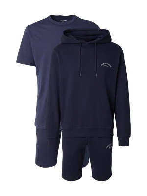 Obrázek produktu JACK & JONES Joggingová souprava 'JJCOLLEGE' námořnická modř / bílá