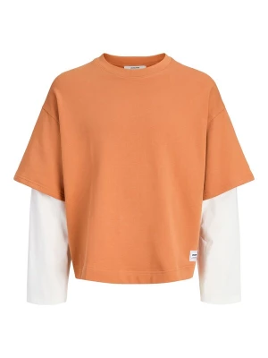 Obrázek produktu Jack & Jones Junior Mikina 'JCOECHO' oranžová / bílá
