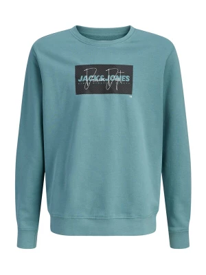 Obrázek produktu Jack & Jones Junior Mikina 'JJCOLE' smaragdová / černá / bílá