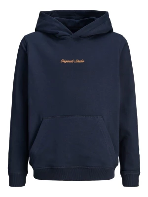 Obrázek produktu Jack & Jones Junior Mikina 'JORNorrebro' tmavě modrá / meruňková