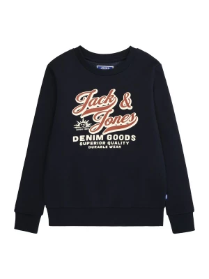 Obrázek produktu Jack & Jones Junior Mikina noční modrá / rezavě hnědá / bílá