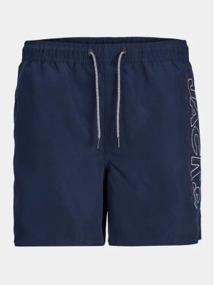 Obrázek produktu Jack & Jones Junior Plavecké šortky Fiji Double Logo 12256153 Tmavomodrá Regular Fit