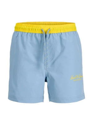 Obrázek produktu Jack & Jones Junior Plavecké šortky 'JPSTMaui Archive' světlemodrá / tmavě žlutá