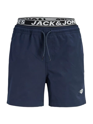 Obrázek produktu Jack & Jones Junior Plavecké šortky 'JPSTMaui' námořnická modř / černá / bílá
