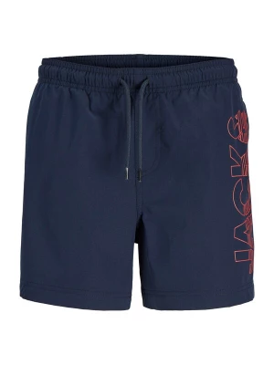 Obrázek produktu Jack & Jones Junior Plavecké šortky 'JPSTMaui Wave' námořnická modř / rezavě červená