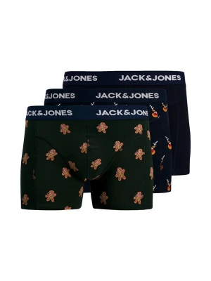 Obrázek produktu Jack & Jones Junior Spodní prádlo 'JACGATE DEER' tmavě modrá / karamelová / tmavě zelená / bílá