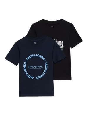 Obrázek produktu Jack & Jones Junior Tričko 'JJAERO' námořnická modř / světlemodrá / černá / bílá