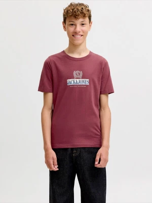 Obrázek produktu Jack & Jones Junior Tričko 'JORFREDERIKSBERG' námořnická modř / kaštanově hnědá / červená / bílá