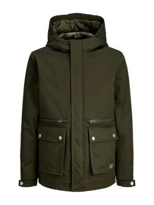 Obrázek produktu Jack & Jones Junior Zimní bunda 'JJEWOLF' tmavě zelená