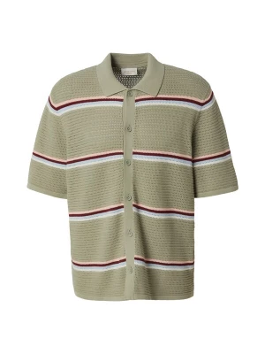 Obrázek produktu JACK & JONES Kardigan 'JORMAINE' světlemodrá / světle zelená / burgundská červeň / bílá