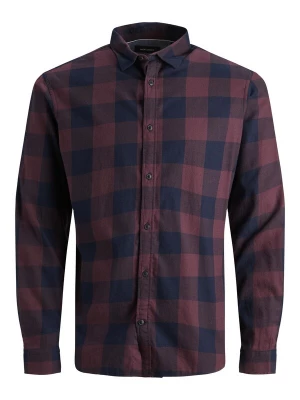 Obrázek produktu JACK & JONES Košile tmavě modrá / vínově červená