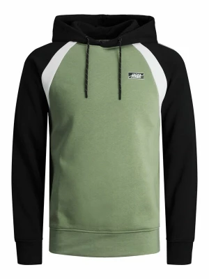 Obrázek produktu JACK & JONES Mikina 'JCOFly' khaki / černá / bílá