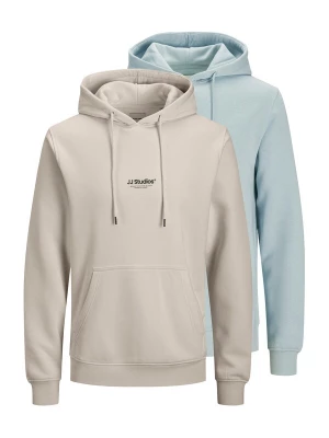 Obrázek produktu JACK & JONES Mikina 'JJESOHO' světlemodrá / světle šedá