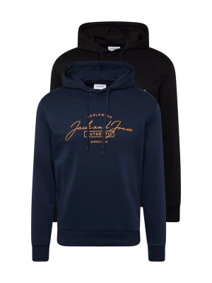 Obrázek produktu JACK & JONES Mikina 'JJFerris' marine modrá / oranžová / černá / bílá
