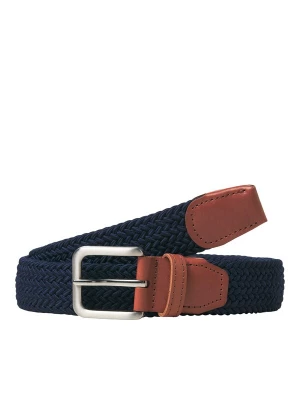 Obrázek produktu JACK & JONES Opasek modrá / hnědá / stříbrná
