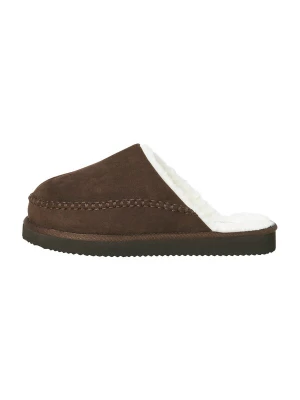 Obrázek produktu JACK & JONES Pantofle 'JFWMANOR' tmavě hnědá / bílá