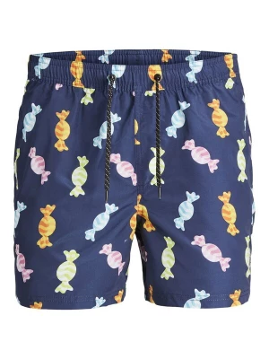 Obrázek produktu JACK & JONES Plavecké šortky 'Fiji' světlemodrá / tmavě modrá / žlutá / růžová
