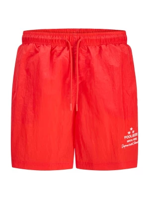 Obrázek produktu JACK & JONES Plavecké šortky 'JPSTKAUAI ELECTRIC' ohnivá červená / bílá