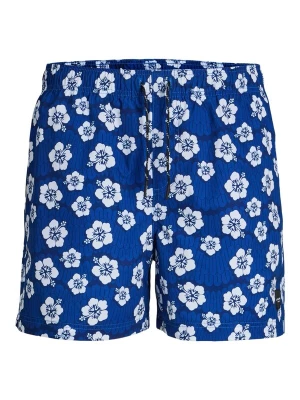Obrázek produktu JACK & JONES Plavecké šortky 'JPSTMaui' královská modrá / tmavě modrá / bílá