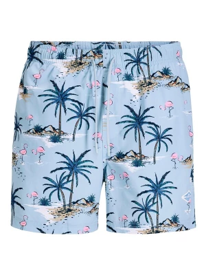 Obrázek produktu JACK & JONES Plavecké šortky 'JPSTMaui' písková / pastelová modrá / tmavě modrá / růžová
