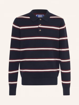 Obrázek produktu Jack&Jones Pletená Polokošile tmavě modrá / hnědá / bílá