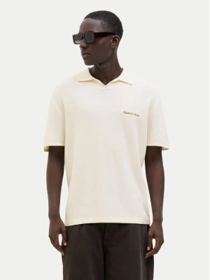 Obrázek produktu Jack & Jones Polokošile Norrebro 12297926 Écru Relaxed Fit Krémová