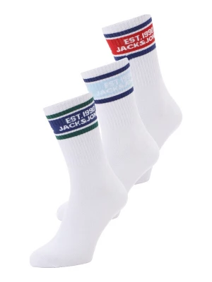 Obrázek produktu JACK & JONES Ponožky 'JACGREG' pastelová modrá / tmavě modrá / červená / bílá