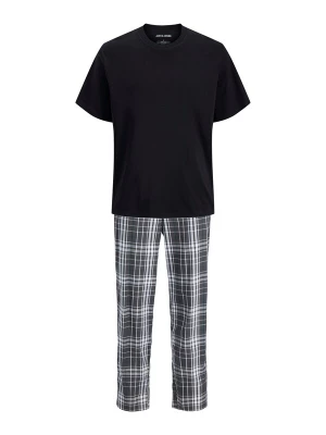 Obrázek produktu JACK & JONES Pyžamo dlouhé 'JACLuca' grafitová / černá / bílá