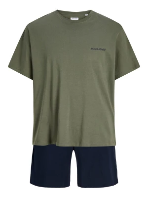Obrázek produktu JACK & JONES Pyžamo krátké 'JACEVEREST' námořnická modř / rákos