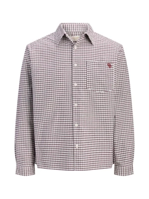 Obrázek produktu JACK & JONES Společenská košile 'JORFrederiksberg' hnědá / bílá