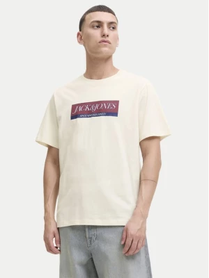 Obrázek produktu Jack & Jones T-Shirt Rinwood 12283628 Écru Regular Fit Krémová