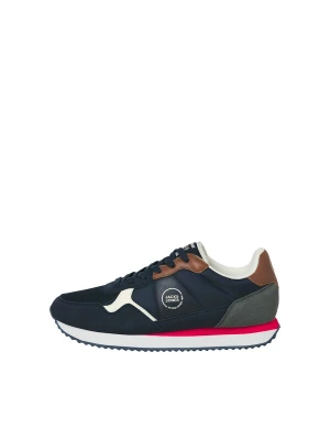 Obrázek produktu JACK & JONES Tenisky 'JFWROBIN' námořnická modř / hnědá / bílá
