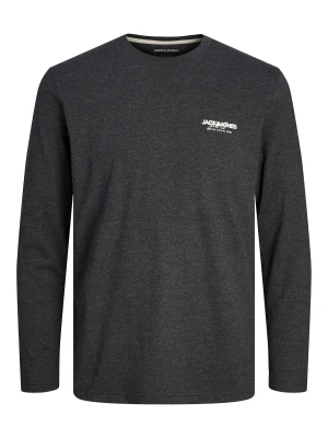 Obrázek produktu JACK & JONES Tričko 'JJAlvis' černý melír / bílá