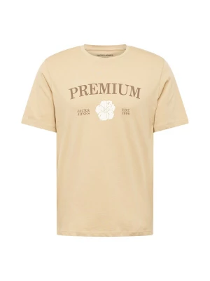 Obrázek produktu JACK & JONES Tričko 'JPRBLAALFIE' písková / světle hnědá / bílá
