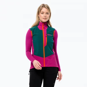 Obrázek produktu Jack Wolfskin Alpspitze sea green dámská turistická bunda bez rukávů